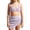 #046 Light Purple, variant on Girl Swimsuit One Piece Cutout Ruched Bathing Suit for Girls Color Block Adjustable Straps Pad Swimwear (Beige,9-10 Years)