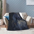 thumbnail image 6 of Mystical Capricorn Goat Throw Blanket, Celestial Star Constellation Art for Astrology Lovers & Adult Birthday Gift 80x60, 6 of 6