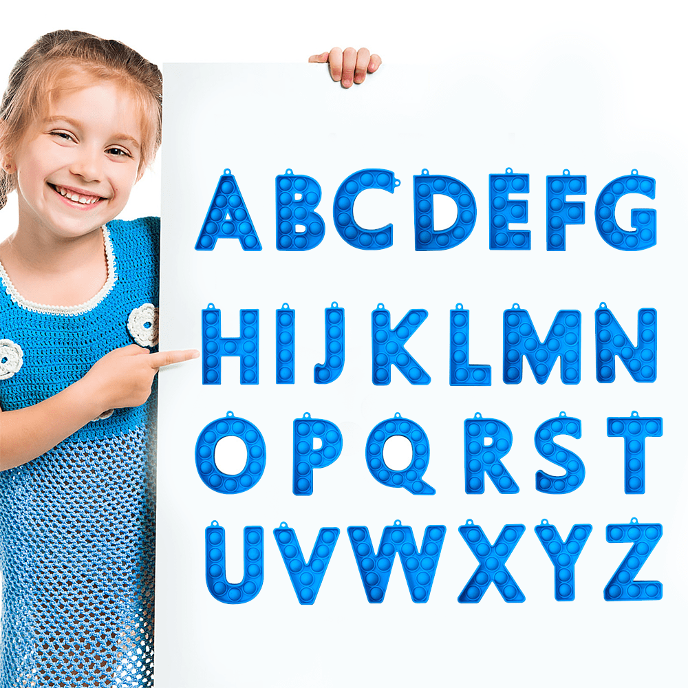 Buy World Bossmission Alphabet Set Preschool Toys Pop it fidget toys ...