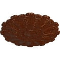 thumbnail image 3 of 31"OD x 1 1/2"P Durham Ceiling Medallion (Fits Canopies up to 4 1/4"), Hand-Painted Burnished Mahogany Crackle, 3 of 6