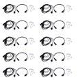 thumbnail image 1 of 10X MicróFono de Garganta Vibración Auricular Auricular para Radio Bidireccional Uv-5R Uv-82 Uv-B6 -888S, 1 of 5