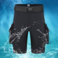 thumbnail image 2 of Pantalones Cortos Neopreno en 3 Mm Con Bolsillos Unisex Wetsuit Carga Mantenga La Hebilla Anillo D Cálida para Accesorios Equipos Buceo, 2 of 9
