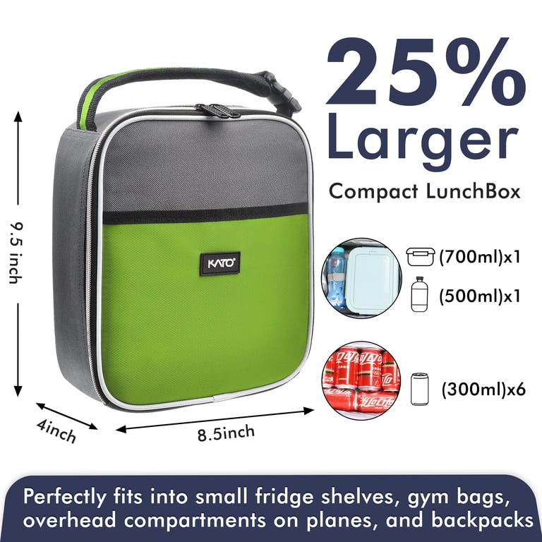 9-Can Insulated Lunch Bag, Green photo 4