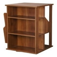 thumbnail image 5 of Gallerie Decor All-In-One Transitional Wood Revolving Side Table in Walnut, 5 of 5