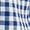 Blue, variant on Vivianyn HD Women's Gingham Plaid Shorts, Elastic Waist Button Casual Loose Fit Knee Length Bottoms,Orange,Size S-XXXL