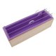 thumbnail image 3 of Rectangle Divided Silicone Soap Loaf Mold With Wooden Box Diy 1.2kg Purple, 3 of 5