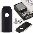thumbnail image 1 of ® 45x Carbon Replacement Blade for all Husqvarna 310, 315, 320, 420, etc. - with screws, 1 of 5