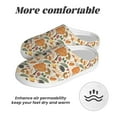 thumbnail image 6 of Disketp Autumn With Hedgehog Women's Men's Slippers Plush Slip-On House Slipper for Winter Indoor Soft Cushion Non-slip Fluffy Slides Slippers-37/38, 6 of 7