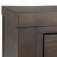thumbnail image 3 of Handcrafted Solid Wood Console Table in Warm Walnut Brown|3 Drawers|Multipurpose, 3 of 9