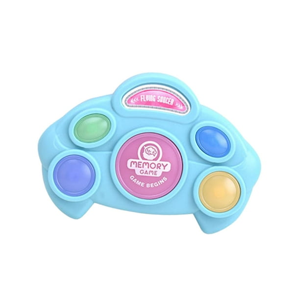 Juegos de memoria electrónicos, entrenamiento de memoria cerebral, juguete de memorización, educativo para interiores. un tipo azul