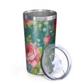 thumbnail image 2 of Pioneer Flower 10oz Tumblers Stainless Steel Tumbler with Lid and Straw,Vacuum Insulated Double Wall Travel Tumbler Cups with Cleaning Brush for Coffee, Tea, 2 of 4