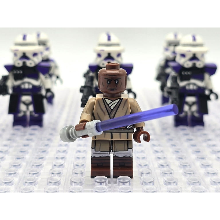 Star Wars Mace Windu 187th Legion Clone Troopers Minifigures Set