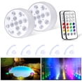 thumbnail image 1 of Luces subacuáticas a prueba de agua Adepaton 2 piezas con control remoto HMHZ621-1, 1 of 7