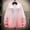 Hot Pink, variant on Men Gradient Zip Up Jackets Sun Protection Long Sleeve Shirt Color Block Drawstring Outwear