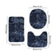 thumbnail image 3 of Juego de 3 alfombrillas de baño gruesas de invierno, de colores surtidos, suaves, absorbentes, antideslizantes, lavables, color azul oscuro, 40 x 60 cm Rkxzt, 3 of 9