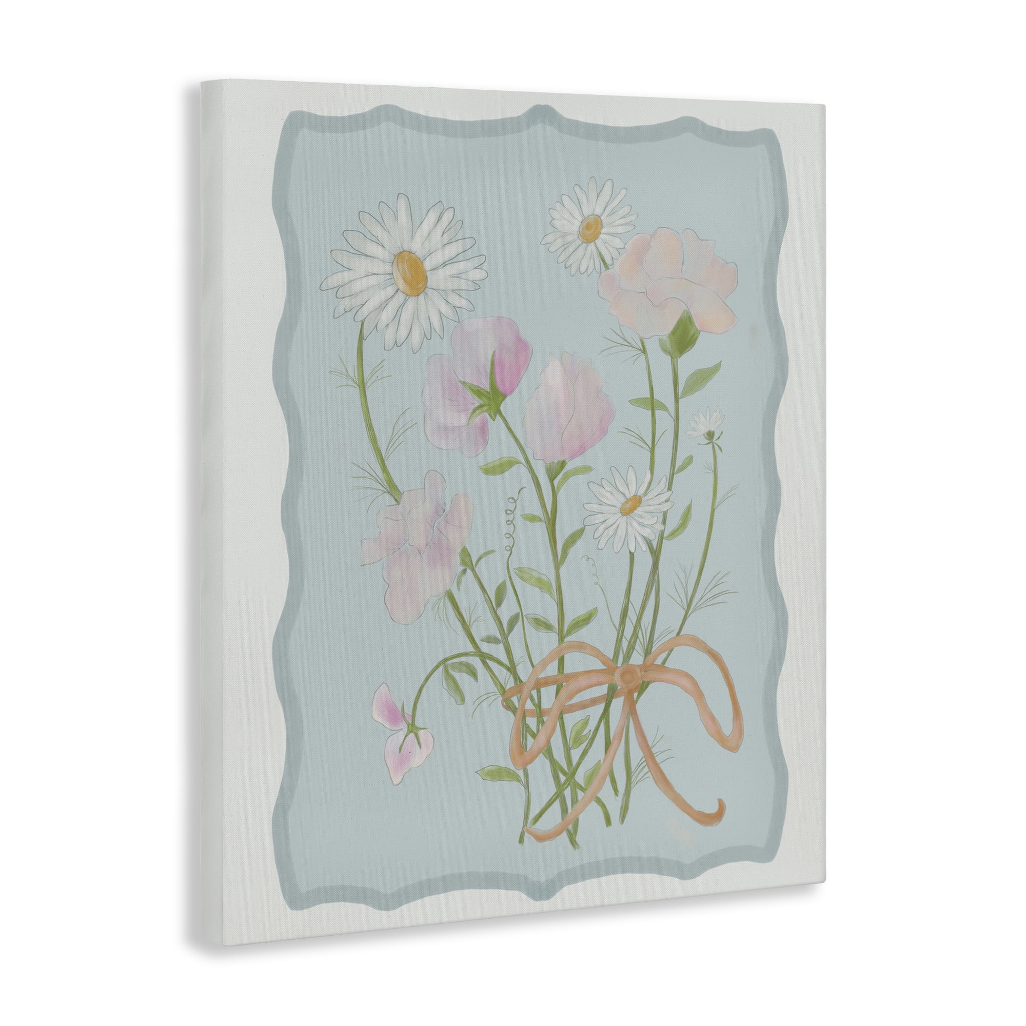 Spring Cottage Clippings Canvas Wall Art, design by Leslie Hermosa