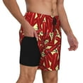 thumbnail image 3 of Goofa Fire Extinguisher Printed Men's Swim Trunks Board Shorts Quick Dry Mens Swimming Trunks with Compression Liner,Breathable Fit Hawaii Beach Shorts-XX-Large, 3 of 9