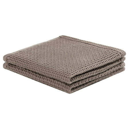 

NIUREDLTD Cotton Kitchen Dish Cloths，2-Pack Ultra Soft Absorbent Dish Drying Dish Cloths