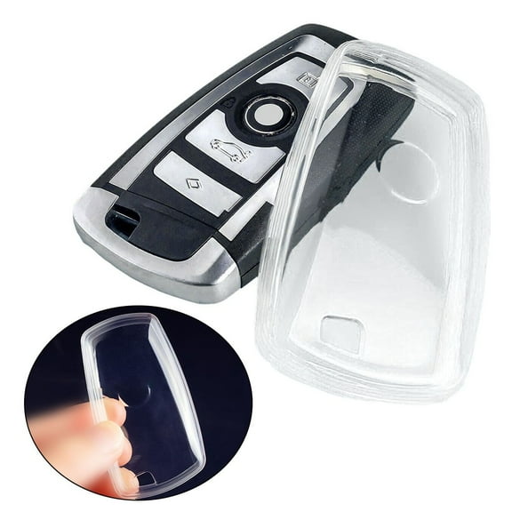 For BMW 230i 320i 330i 430i 528i 535i Transparent Clear Key Fob Cover Case