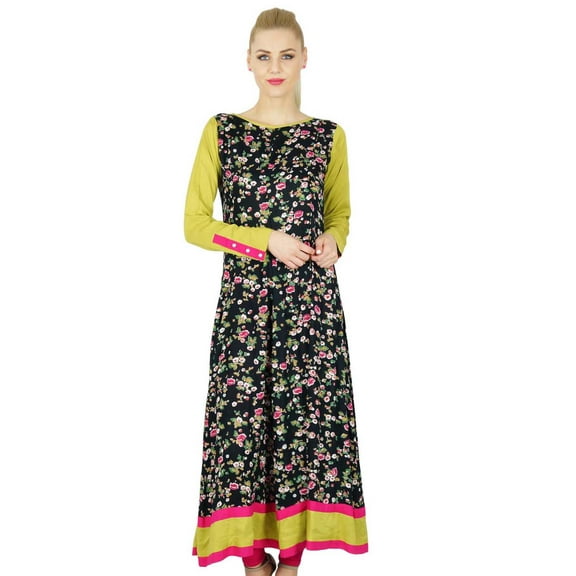 Bimba Women Indian Ethnic Anarkali custom Kurta Kurti Indian Flaired Top Blouse