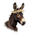 thumbnail image 4 of cartoon Donkey Theme Stickers, Waterproof Donkey Theme Sticker for Water Bottle Laptop Phone Cases Planner Skateboard Luggage Helmet Party Favor Decor, Ideal for Adults Teens Teacher Rewards, 4 of 9