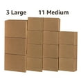 thumbnail image 5 of UBMOVE Moving Kit, Foldable Single Wall Moving Boxes & Supplies, 14 Count, 1 Pack, 5 of 9