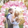 thumbnail image 6 of YANSION Pink Girl Balloons Garland Arch Kit, Princess Party Supplies Balloons, Pink Balloon White Silver Confetti Latex Balloons for Birthday Wedding Baby Shower Party Decorations Supplies, 6 of 10