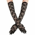 thumbnail image 2 of Magik Sexy Lace Gloves Thin Long Bride Wedding Party Arm Elbow Prom Driving 19.7'', 2 of 7