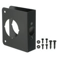 thumbnail image 1 of Placa de refuerzo para puerta Uxcell para reparación y refuerzo de puertas, 1 juego para puerta de 1-3/8" de grosor, tamaño 4-1/2", negro, 1 of 6