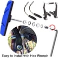thumbnail image 4 of ORUYROP Bike Brake Pads Brake Kit Brake Shoes Pads Cable Guide Protector 8 in One 70mm Bicycle V-Brake Pad Set Work with All Shimano Sram MTB V-Brake System 2pairs(4pcs), 4 of 7