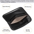 thumbnail image 4 of Faraday Bag, RFID Signal Blocking Pouch Fiberglass Wallet 7.87 Inch Anti-Tracking Anti-Spying Black, 4 of 5