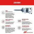 thumbnail image 4 of Ingersoll Rand 285B-6 Heavy Duty Pneumatic Impact Wrench with 6-Inch Extended Anvil, 1 Inch, 4 of 5