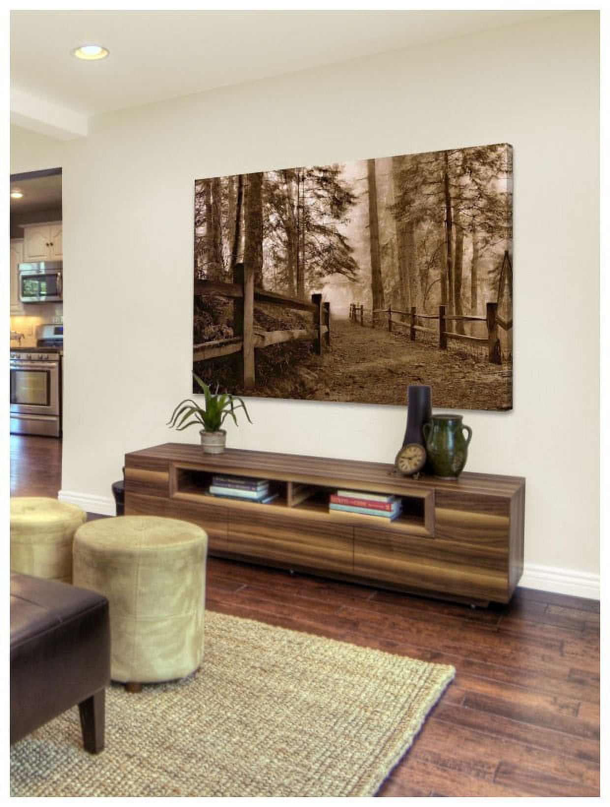Marmont Hill "Down the Misty Path" Painting Print on Canvas