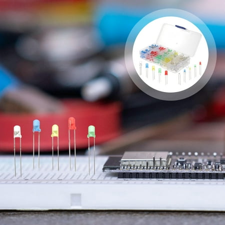 

WEUVEB 300 Pcs Led Light Kit Assorted Color For Diy Projects And Crafts