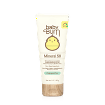 Sun Bum Baby Bum Mineral Sunscreen Lotion, SPF 50, Fragrance Free, 3 fl oz