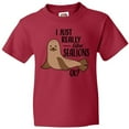 thumbnail image 3 of Inktastic I Just Really Like Sea Lions Ok Youth T-Shirt, 3 of 5