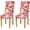 Valentine, variant on Valentine''s Day Spandex Chair Covers for Dining Room Set of 4 Valentines Day Heart Stretch Printed Chair Protectors Covers Removable and Washable