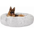 thumbnail image 1 of Calming Donut Dog Bed es Round Fluffy for Large Dogs -Anxiety Plush Machine Washable ( Large), 1 of 7
