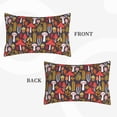thumbnail image 2 of Naloa Mushrooms And Leaves Pillowcase, Throw Pillowcase, Wrinkle-Free, Stain-Resistant with Hidden Zipper for Bedroom Sofa-16"x24", 2 of 6