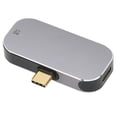thumbnail image 2 of Convertidor USB C a DP 3 en 1, fuente de alimentación de carga MiniPD, transmisión de datos de alta velocidad, estación de acoplamiento USB C de tamaño portátil, 2 of 8