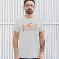 thumbnail image 3 of Tee Hunt Happy Easter! T-Shirt Hoppy Easter Bunny Egg Hunt Rabbit Men's Novelty Shirt, Ash Gray, Small, 3 of 5