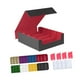 thumbnail image 3 of Caja para baraja de cartas coleccionables con cierre magnético, resistente, para exhibir y jugar a las cartas. Rojo, 3 of 9