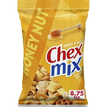 Chex Mix Snack Party Mix, Honey Nut, Sweet Salty Pub Mix Snack Bag, 8.75 oz