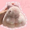 thumbnail image 2 of 5.8" Plush Bunny Keychain with Gift Tin, Soft Rabbit Bag Charm, Available in 20 Colors, Cute Gift for Women & Teens, 2 of 7