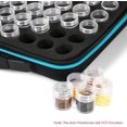 thumbnail image 3 of Caja de almacenamiento de 60 compartimentos, almacenamiento de botellas pequeñas, caja de almacenamiento de diamantes de imitación, caja de almacenamiento de botellas, doble cremallera, azul, 3 of 5