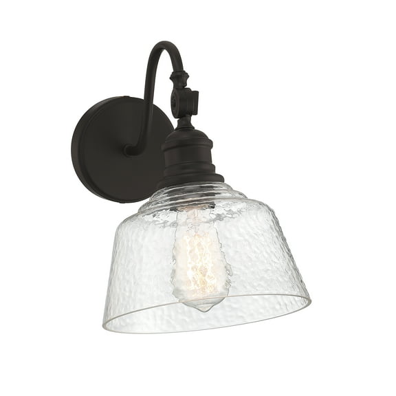 1 Light Wall Sconce in Oil Rubbed Bronze by Meridian Lighting M90092ORB