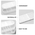 thumbnail image 3 of OUNONA 1Pcs Divided Battery Holder Clear Plastic Organizer For Home Use, 3 of 7