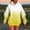 Yellow, variant on DAFPZW Women's Pullover Hoodies Gradient Color Long Sleeve Cute Bows Trendy Fall Fashion Tops Hooded Sweatshirts