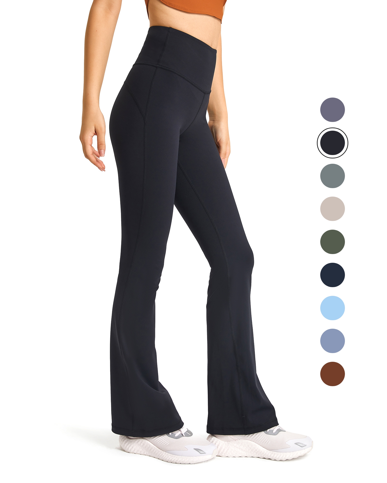 FITOP Women's High Waist Flare Yoga Pants with Hidden Pockets photo 1