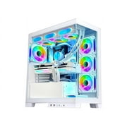 Orangexin Ocean Park Gaming PC Desktop-RTX 4070 12G,AMD Ryzen 7 5700X 3.4 GHz 8-Core, 32GB DDR4 RAM,1TB PCI-E SSD, 360 Liquid-Cooled,RGB Fans, WIFI &Bluetooth ,Win 11 Pro 64bit -White